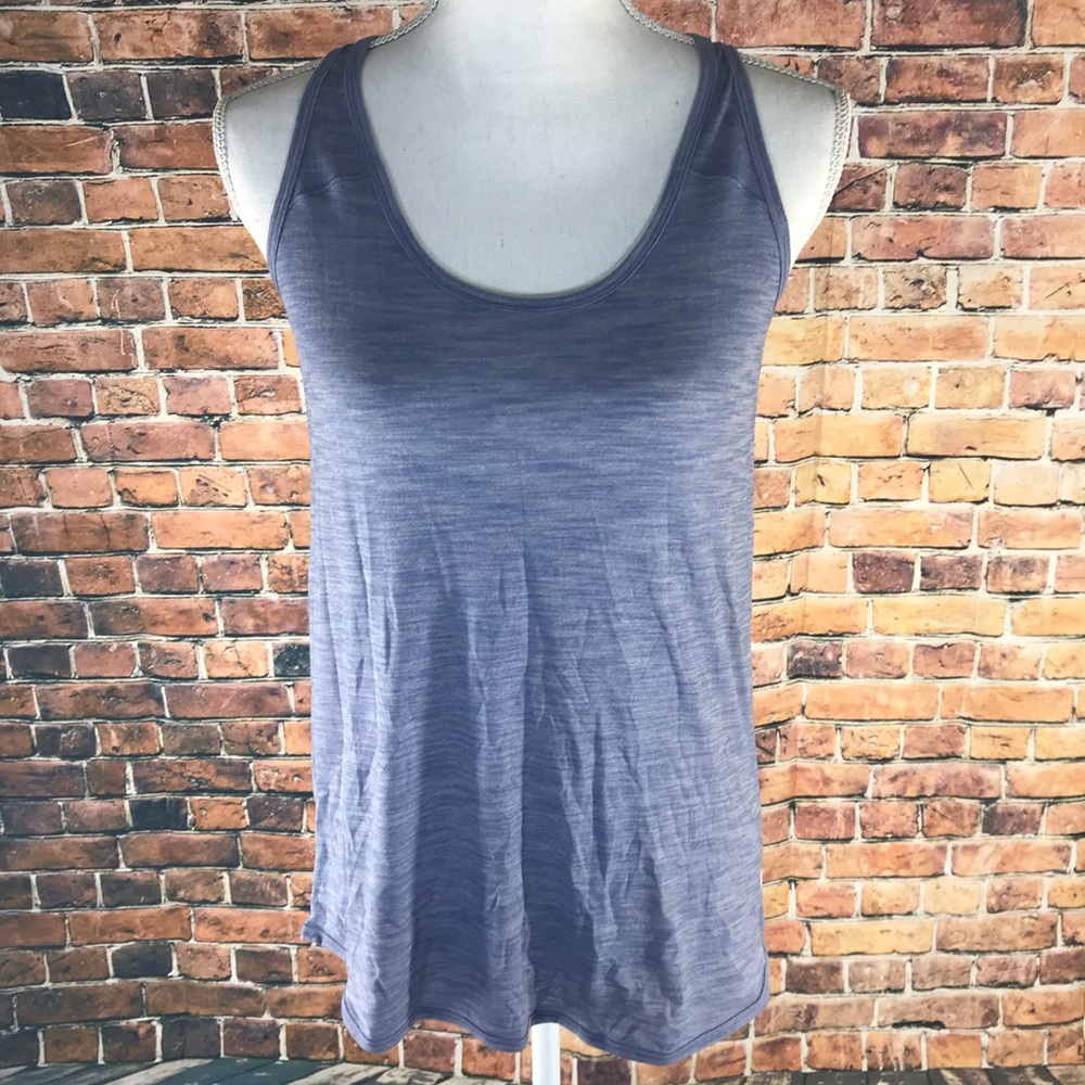 NWT lululemon essential tank heathered purple top - Picture 4 of 7